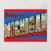 Michigan Landmarks Ansichtkaart Briefkaart (Voorkant)