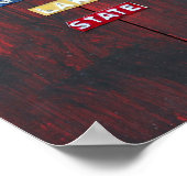 Michigan License Bord Map 2017 Poster (Hoek)