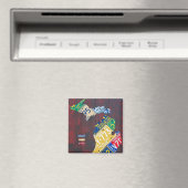 Michigan Licentie Bord Kaart van Design Turnpike Magneet (Insitu (Vaatwasser))