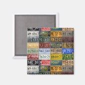 Michigan  Licentie Borden Collectie Magneet (Voorkant / Achterkant)