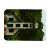 Michigan Lighthouse Abstract Impressionisme Magneet (Horizontaal)