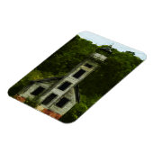 Michigan Lighthouse Abstract Impressionisme Magneet (Linkerzijde)