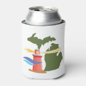 Michigan Lighthouse Blikjeskoeler (Blikje Voorkant)