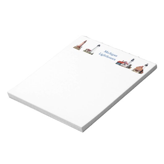 Michigan Lighthouse-blocnote Notitieblok (Linkerzijde)