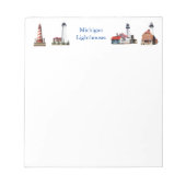 Michigan Lighthouse-blocnote Notitieblok (Voorkant)