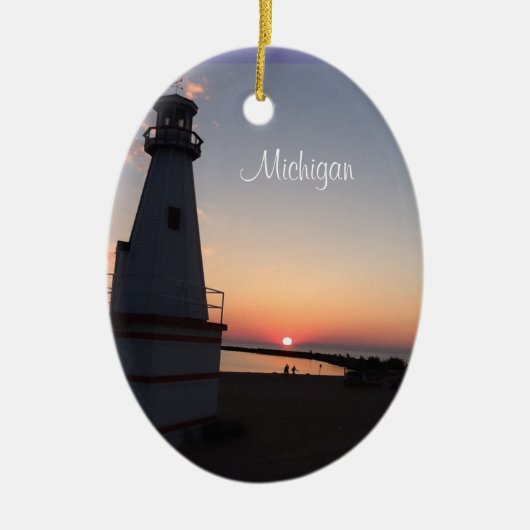 Michigan Lighthouse Ornament (Voorkant)