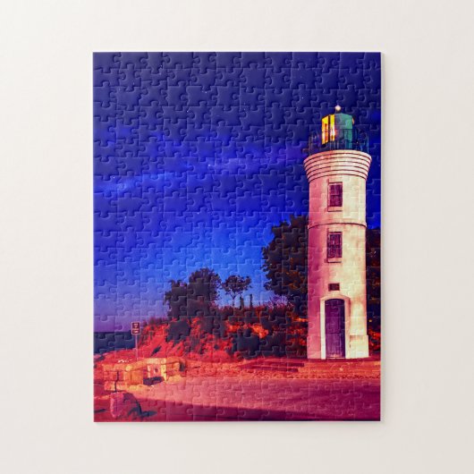 Michigan Lighthouse Puzzle Legpuzzel (Verticaal)