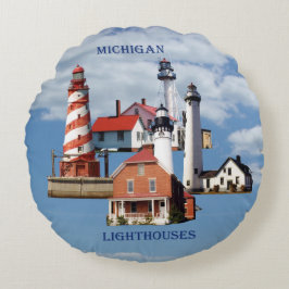 Michigan Lighthouse ronde kussen