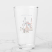 Michigan Lighthouses glass Glas (Achterkant)