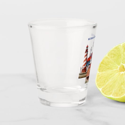 Michigan Lighthouses shot-glas Shot Glas (Links)