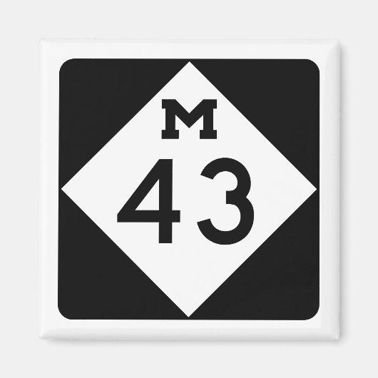 Michigan M-43 Magneet (Voorkant)