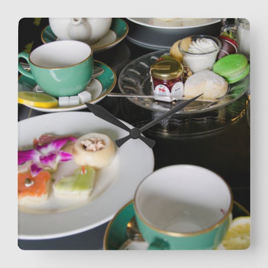 Michigan, Mackinac Island. Grand Hotel Vierkante Klok (Voorkant)