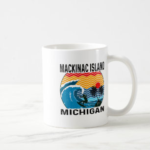 Michigan Mackinac Island Surfplank Surfen Koffiemok