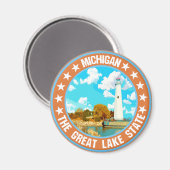Michigan Magneet (Voorkant / Achterkant)