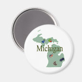 Michigan Magnet (Voorkant / Achterkant)
