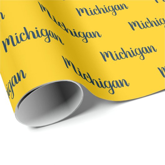 Michigan Maize en Blauwe Inpakpapier (Rol Hoek)