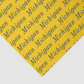 Michigan Maize en Blue Tissuepapier (Detail)