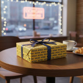 Michigan Maize en Blue Wrapping Paper Cadeaupapier