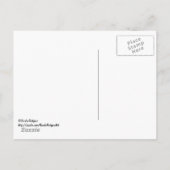 Michigan Map Art Briefkaart (Achterkant)