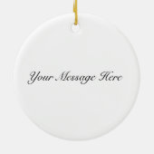 Michigan Map - Black and White Modern Michigan Map Keramisch Ornament (Achterkant)