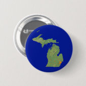 Michigan Map Button (Voorkant /achterkant)