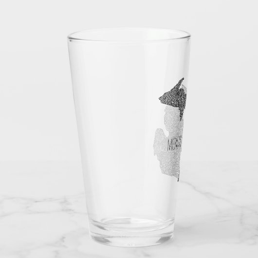 Michigan Map Glas (Rechts)