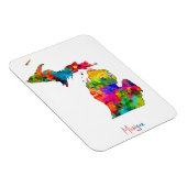 Michigan Map Magneet (Rechterzijde)