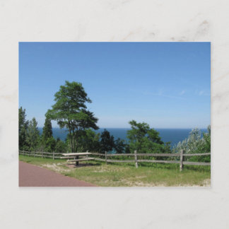 Michigan-meer van Arcadia MI Briefkaart