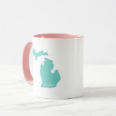 Michigan met hart mok (Voorkant links)