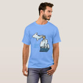 Michigan met zijn motto Oversized T-shirt (Voorkant volledig)