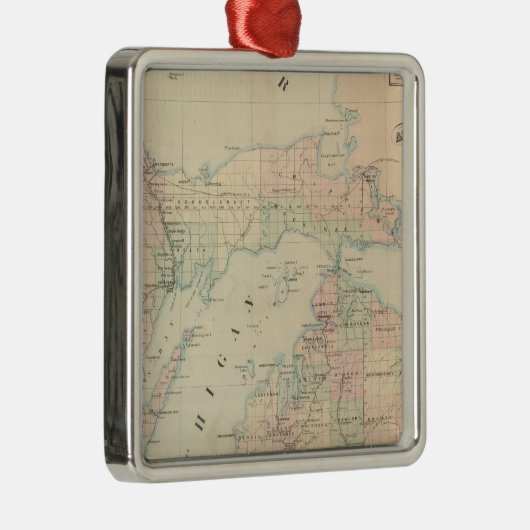 Michigan Metalen Ornament (Rechts)