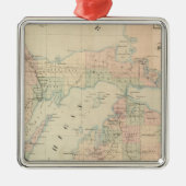 Michigan Metalen Ornament (Voorkant)