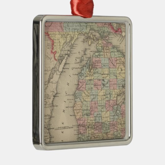 Michigan Metalen Ornament (Rechts)