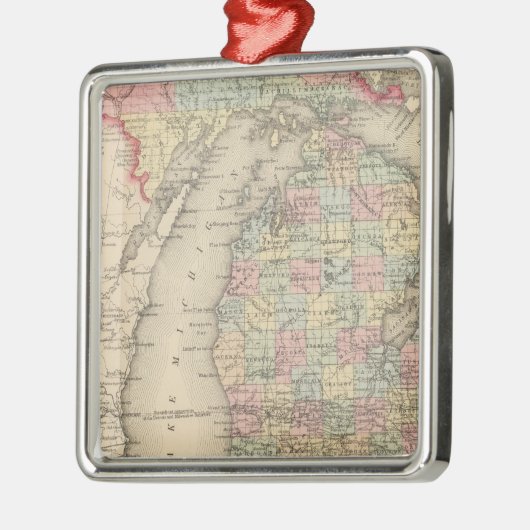 Michigan Metalen Ornament (Links)