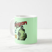 Michigan MI US Motto ~ We zijn tenminste niet Ohio Koffiemok (Voorkant links)