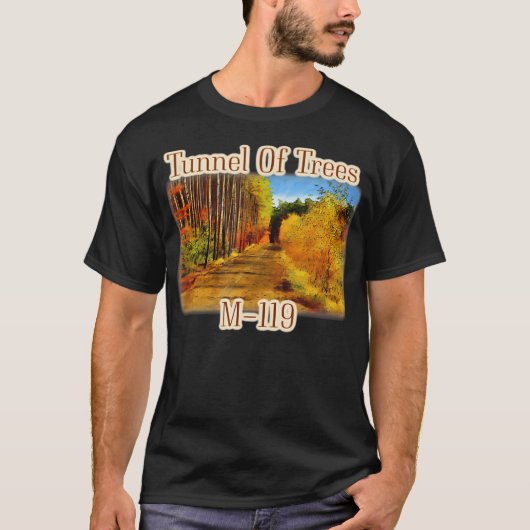 Michigan Michigander Great Lakes M-119 Tunnel Of T T-shirt (Voorkant)