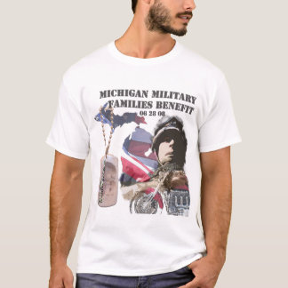 Michigan Militaire Families Voordelen T-shirt