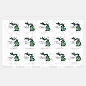  Michigan 'Mitten-Made' Canning labels (Vel)