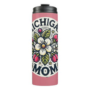 Michigan Mom Cherry Blossom Art Thermosbeker