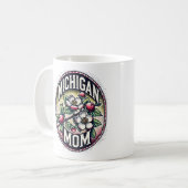 Michigan Mom Cherry Blossom Tree State Flower Koffiemok (Voorkant links)