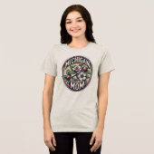 Michigan Mom Cherry Blossom Tree State Flower Tri-Blend Shirt (Voorkant volledig)