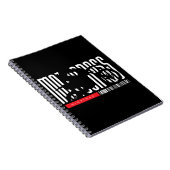 Michigan Motorcross Motorfiets Silhouet Notitieboek (Rechterzijde)