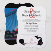 Michigan naar Las Vegas Kaart (Voorkant / Achterkant)