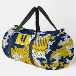 Michigan Navy & Maize Camo Printed  Plunjezak