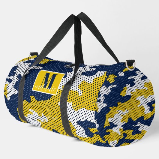 Michigan Navy & Maize Camo Printed Plunjezak (Linkerhoek)