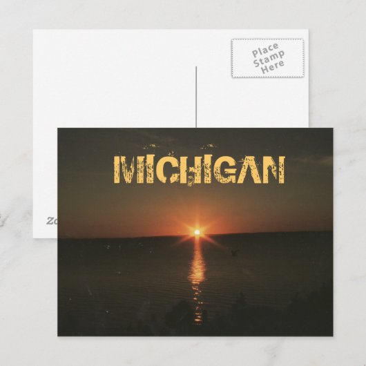 MICHIGAN NGHT BRIEFKAART (Voorkant / Achterkant)