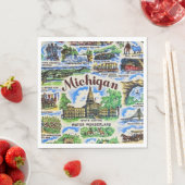 Michigan oriëntaals feest servet (Insitu)