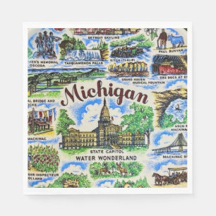 Michigan oriëntaals feest servet