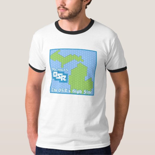 Michigan OSR Hexcrawl Shirt (Voorkant)