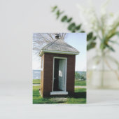 Michigan Outhouse Post Card Briefkaart (Staand voorkant)